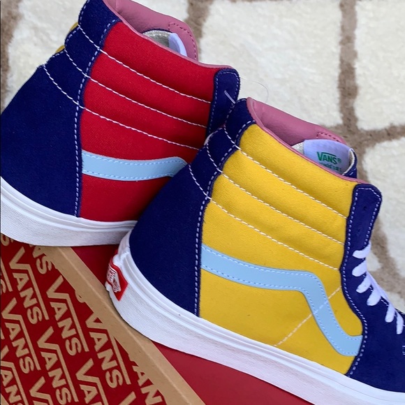 VANS Sk8-Hi SUNSHINE Multi/True White men’s - Picture 9 of 16